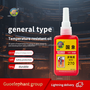 SL GUOELEPHANT 270 Fijador de Roscas Rojo de Alta Resistencia, Adhesivo Anaeróbico para Fijación Permanente, 50ml - Product Image 3