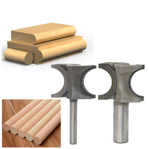 CNC Chế Biến Gỗ Vòng Bull Mũi Router Bit/Nửa Vòng Side Cutter Bit/Thẳng Flush Trim Ngón Tay Loại Mũi Bit - Product Image 1