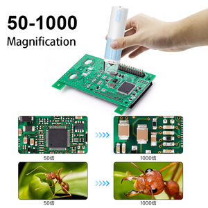 Le microscope numérique WiFi 1000X HD pour les expériences scientifiques des enfants réparation d'horloge peut prendre des mesures vidéo de photos - Product Image 4