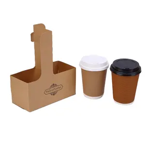 Çin özel baskılı logosu tek kullanımlık 6 oz7 oz 8oz 12oz kağıt kahve bardağı kahverengi tek çift duvar kahve kağıt bardaklar ile kapaklı