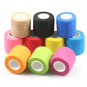 Aranea-vendaje elástico para deporte, envolturas de 5cm x 4,5 m, transpirables, no tejidas, personalizadas