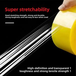 Pita Perekat Kemasan BOPP Akrilik Satu Sisi Kustom, Kuat, Tahan Panas, Transparan, Tahan Air, 45mm 50m 100m, untuk Penyegelan Karton - Product Image 4