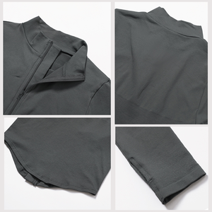 Personalizar acanalado de dos piezas gimnasio Fitness ropa roja recortada Top de talla grande entrenamiento deportes Cruz pantalones cortos ropa activa mujeres Yoga conjunto - Product Image 6