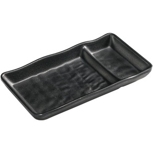 Vente en gros d'assiettes incassables noires en usine chinoise, <span class=keywords><strong>service</strong></span> de table en mélamine pour sushi et restaurant - Product Image 6