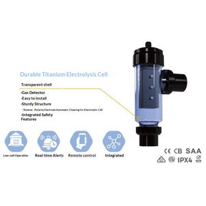 Generador <span class=keywords><strong>de</strong></span> Cloro Salino para <span class=keywords><strong>Piscinas</strong></span> EMAUX CyberCync con Pantalla Digital, <span class=keywords><strong>Hipoclorito</strong></span> <span class=keywords><strong>de</strong></span> <span class=keywords><strong>Sodio</strong></span>, para <span class=keywords><strong>Piscinas</strong></span> Públicas, Enchufe 220/380V - Product Image 3