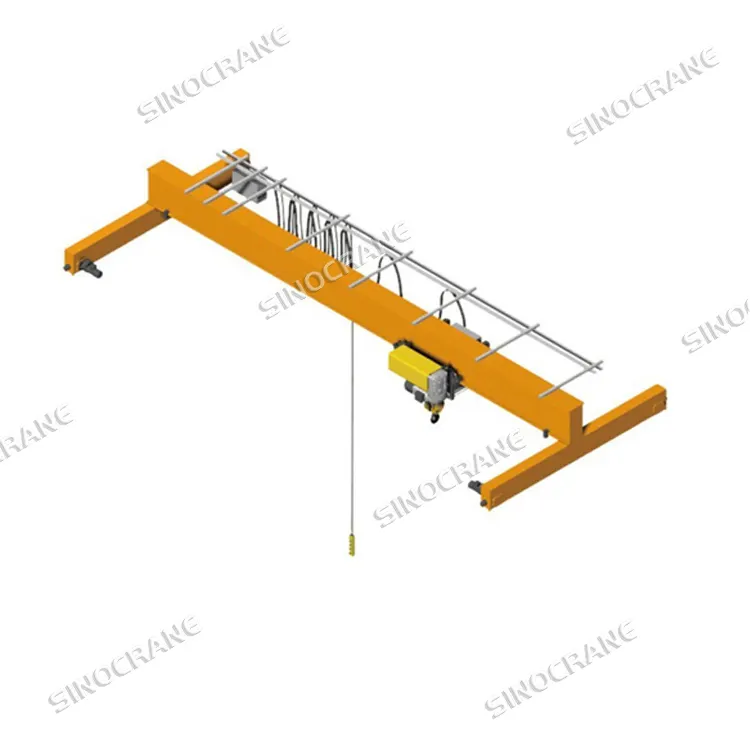 Single girder safe driving overhead crane 5 ton 10 ton harga for sale bridge crane 10 ton