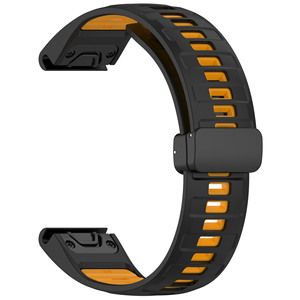 Bracelet de montre sport en silicone bicolore à libération rapide de 20 mm pour <span class=keywords><strong>Garmin</strong></span> <span class=keywords><strong>Fenix</strong></span> <span class=keywords><strong>5S</strong></span> <span class=keywords><strong>Plus</strong></span> 6S 7S Pro Solar <span class=keywords><strong>Fenix</strong></span> 8 43 mm, bracelet de remplacement - Product Image 6