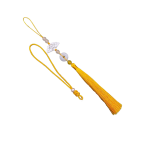 Accessoire de téléphone de haute qualité, cordon à franges 7line avec perles et pendentif pour téléphone, clé, Egygold - Product Image 6