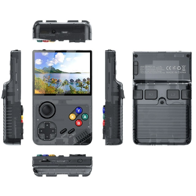 New M19 Handheld Game Player Quad Core CPU Portable 64GB 128GB Video Consoles for PSP/PS1/MAME
