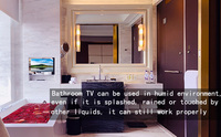 Miroir électrique intelligent de 21 à 85 pouces avec luminosité intégrée 500 Full HD LED TV pour salle de bain douche étanche Tuner ATSC WiFi