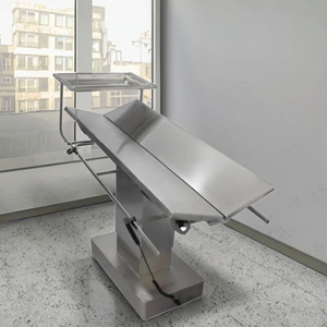Mesa de <span class=keywords><strong>Examen</strong></span> Veterinario de Acero Inoxidable <span class=keywords><strong>para</strong></span> Animales Grandes, Mesa de Operaciones <span class=keywords><strong>para</strong></span> Mascotas con Altura Ajustable - Product Image 2