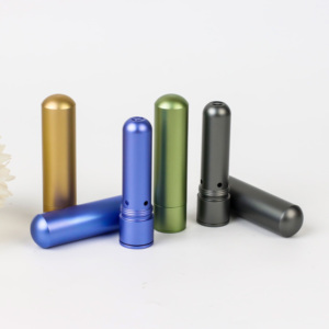 Hương liệu nhôm mũi <span class=keywords><strong>inhaler</strong></span> Gậy trống tinh dầu mũi <span class=keywords><strong>inhaler</strong></span> ống với bông - Product Image 1