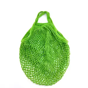 Grote Boodschappentas Herbruikbare Fruit Winkelen String Kruidenier Shopper Katoenen Tote Mesh Geweven Netto Zak