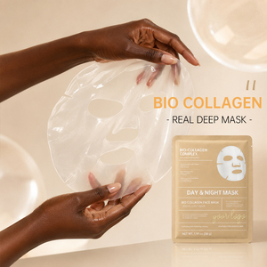 Maschera Viso Idratante e Restringente Pori OEM ODM |   Glass Skin Effetto Rugiada Senza Residui Peel Off |   Maschera coreana in tessuto al collagene per la notte - Product Image 3