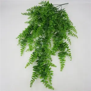벽 천장 교수형 시뮬레이션 녹색 잎 식물 가정 결혼식을 위한 인공 벽걸이 식물