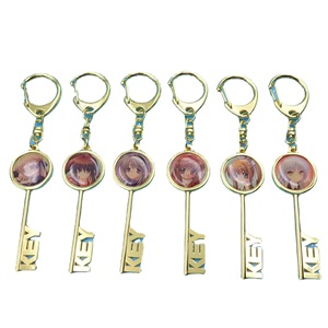 <b>Anime</b> <b>Keychain</b> Zinc Alloy Gold Plated Custom Logo Pendant Advertising Gift Promotion Item - Product Image 5