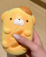 Jouet Squishy Nunu Bear Toast en Mousse PU à Remontée Lente, Doux, à Presser, Sensoriel, Anti-Stress, Cadeau Nouveauté, Vente en Gros