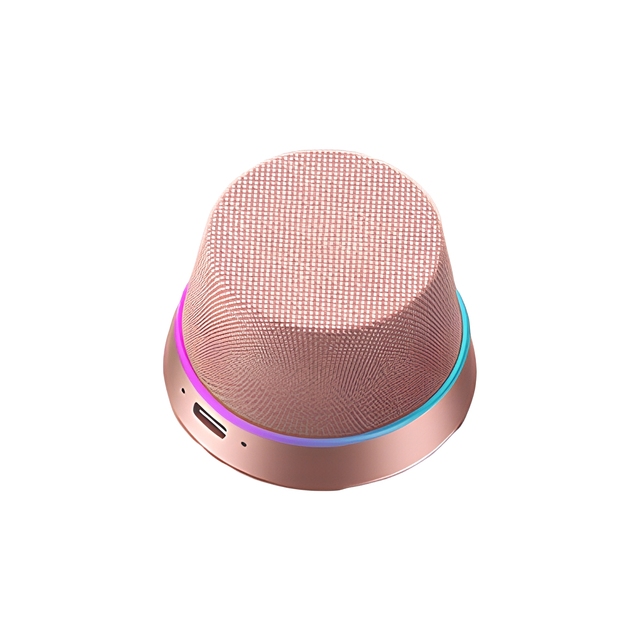 New Fabric Magnetic for 5.3 Wireless Speaker RGB LED Light Outdoor Portable Hifi Stereo Sound for Computer Party Home