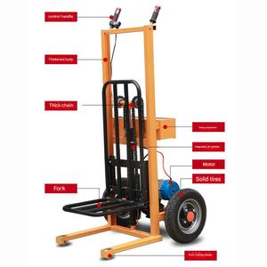 Moxiang नया 200 किलोग्राम इलेक्ट्रिक स्टेकर 400 किलो मिनी लिफ्ट फोर्कलिफ्ट - Product Image 1