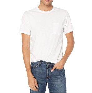 Vêtements de mode coton t-shirt col en v à manches courtes patch broderie fabriquée au Pakistan fabricant sérigraphie t-shirts - Product Image 1