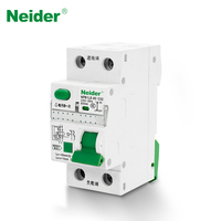 Disyuntor de 1P + N 40A, disyuntor ELCB RCCB de 10kA, CA, precio competitivo, tipo RCBO (tipo electrónico), 1P + N