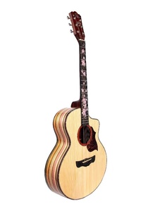 Guitare acoustique ST.BOUL SY-95C, table en épicéa massif, dos et éclisses en bois, qualité professionnelle pour le fingerstyle - Product Image 4