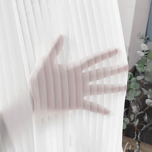 DaiRui 핫 세일 수직 빛 그림자 쉬어 커튼 패브릭 커튼 현대 미니멀리스트 꿈 쉬폰 흰색 짠 얇은 명주 그물 - Product Image 1