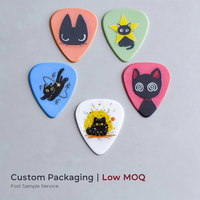 Plectre de basse avec techniques de marquage de surface pour collections promotionnelles de fan-clubs