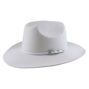 Sombreros de vaquero occidentales blancos de fieltro 100% lana australiana nuevos 2026, sombreros de vaquero y vaquera con logo personalizable, sombreros de vaquero de Texas. - Product Image 6