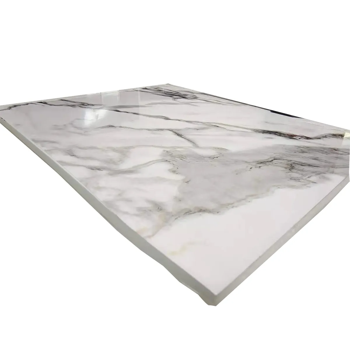 Costom Anti UV Interior ABS/PVC Marble Wall Panel Sheet Waterproof pvc cover plastic sheet