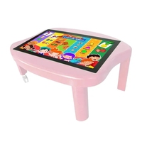 Table tactile interactive pour enfants, écran LCD capacitif 10 points 1920x1080 OEM avec animation pour l'éducation, utilisation en ascenseur, support au sol
