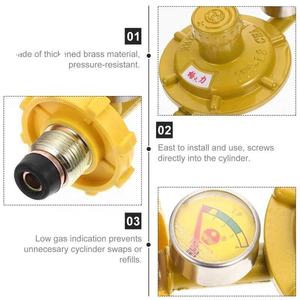 <span class=keywords><strong>Regulador</strong></span> <span class=keywords><strong>de</strong></span> <span class=keywords><strong>Propano</strong></span> <span class=keywords><strong>con</strong></span> Manómetro, Indicador <span class=keywords><strong>de</strong></span> Nivel para Barbacoa, Camping, Fontanería, Válvula Reductora <span class=keywords><strong>de</strong></span> Presión - Product Image 3