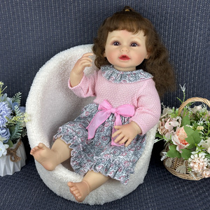 Poupée de simulation de bébé <span class=keywords><strong>reborn</strong></span>, série jumelle en vinyle, pour le dropshipping transfrontalier Sunnyfan W-3051 - Product Image 1