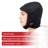 Gorro Profesional de Terapia de Luz Roja de 3 Longitudes de Onda (460nm, 660nm, 850nm) con LED para Uso Clínico