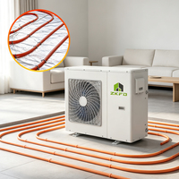 Pompe à chaleur air-eau réversible R32 36000 BTU Mini Split DC Inverter, refroidissement et chauffage, faible bruit, économe en énergie, pour usage domestique