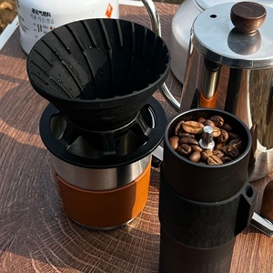 Đổ qua cà phê nhỏ giọt ráp Silicone cà phê nón Lọc Phễu duy nhất phục vụ cà phê nhỏ giọt nón cho cắm trại, du lịch, đi bộ đường dài - Product Image 2