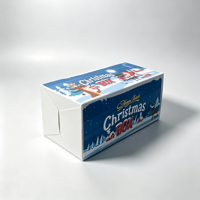 Boîte cadeau en papier pour Noël, emballage pour cadeaux de fêtes et présentation en magasin