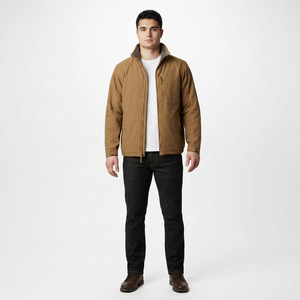 Veste imperméable coupe-vent vintage à capuche pour homme, nouvelle collection 2026, par Finer Threads, idéale pour le sport et le travail - Product Image 1
