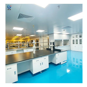 L'école Commercial Laboratoire Longue Table Stone Top Island Labs Banc d'essai Laboratoire U Banc - Product Image 1