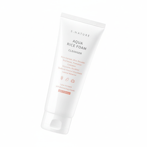 S.NATURE Aqua Riz Mousse Crème 80ml Meilleure Vente Coréen Nettoyage En Profondeur Du Visage pour Parfum Tous Les Types De Peau Ingrédients De Riz - Product Image 2