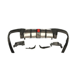Difusor de parachoques trasero de Material de fibra de carbono/FRP con garganta trasera para Mercedes Benz Clase <span class=keywords><strong>S</strong></span> W222 S63 S65 AMG 2018 2019 - Product Image 3