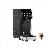 Chaudière à vapeur 3,5 L, mini-mousseur à lait à groupe unique, aspiration d'air automatique, équipement commercial pour boissons