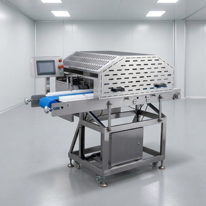 Máquina cortadora de carne fresca totalmente automática con cuchilla de acero inoxidable de grosor ajustable, adecuada para cerdo, cordero y ternera. - Product Image 1