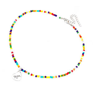 Sıcak satış fabrika fiyat Vintage Bohemian kolye renkli boncuk kolye kadınlar için Bohemian takı uzun zincir hediye parti - Product Image 1