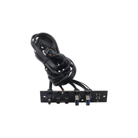Cable de Panel frontal USB para chasis de ordenador, placa de circuito de Audio, USB 3,0, USB 3,1, Cable extensor de placa I/O, micrófono SPK