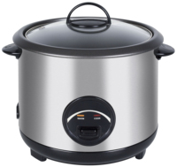 Cuisinière à riz électrique 1,8 L couleur personnalisée, corps en acier inoxydable coloré, couvercle en verre, pot antiadhésif, cuisson du riz, maintien au chaud, OEM