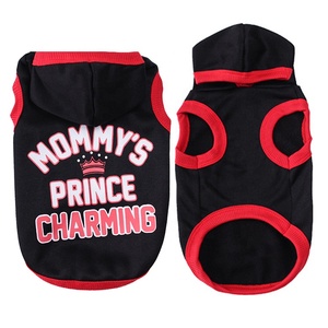 MOMMY'S PRINCE CHARMING Basketball Sports Style Pet Dog Hoodie <span class=keywords><strong>Blanc</strong></span> Hiver Printemps Coton Vêtements pour Petits Chiens pour Automne - Product Image 4