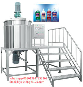 Máquina de línea de producción de jabón de manos de pequeña capacidad Jasun, mezclador de detergente líquido, máquina para hacer jabón líquido para lavar a mano - Product Image 1