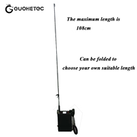 Antenne UV portable PMR-171 Whip, émetteur-récepteur, antenne pliable piggyback, TBR-119, antenne TNC simple, durable et portable