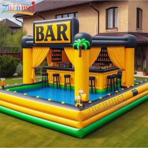 Carpa Inflable Zhenmei Tipo Bar/Pub para Piscina, Material de PVC de 0.6mm, Tamaño de 5m-10m - Product Image 3